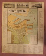 MAPA - PORT GDYNIA 1931 - 1932 - Skala 1 : 7500, REPRINT - REPRODUKCJA