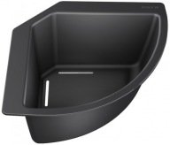 Odsączarka na zlew narożna Blanco 235866 215x215 mm czarna