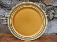 MIODOWY Płaski Talerz Deserowy_Porcelit PRUSZKÓW PRL