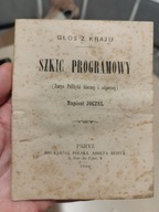 JOCZEL Szkic programowy Zarys Polityki biernej i odpornej Paryż 1890