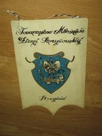 STRZYŻÓW Towarzystwo Miłośników Ziemi Strzyżowskiej 10 lat proporczyk z PRL