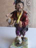 Wędrowiec włóczęga kolorowa sygnowana figurka