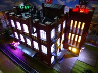 Fabryka FARBEN AG z Oświetleniem LED w skali H0