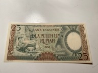 Indonezja - 25 rupii - 1958 - UNC