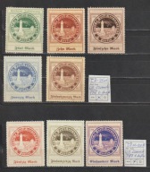 Niemcy D.R. Schiffspost Transport morski ANK 5/10/15/20/25/50/75/100'* spr.