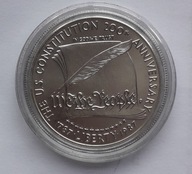 USA 1 dolar 1987 200 lat Konstytucji USA 26.73g SREBRA próby 900