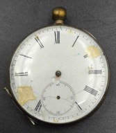 Stary zegarek kieszonkowy grawer Duarte Rubis do naprawy lub na części