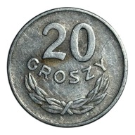 PRL - 20 GROSZY - 1957 - RZADKA