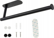 UCHWYT NA PAPIER DO ŁAZIENKI CZARNY MAT LOFT ŁAZIENKOWY WIESZAK DO KUCHNI