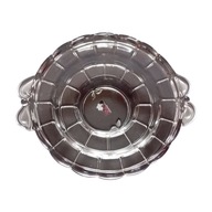 Kryształowa misa z uchwytami WMF Glas Galerie, sygnowana.