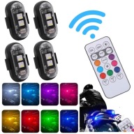 Bezprzewodowa Lampa Stroboskopowa LED Mocny 8 kolorów USB 4 sztuki Z Pilot