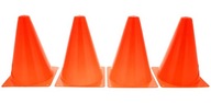 SŁUPKI PACHOŁKI TRENINGOWE POMARAŃCZOWE 4 SZT.