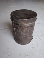 Niemiecka puszka na maskę gazową I wojna -oryginał