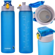 BIDON BUTELKA DO PICIA WODY NA WODĘ TRITANOWY SPORTOWY BLUE 750ML CASNO