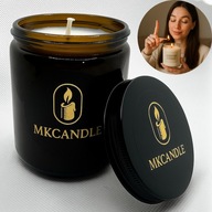 ŚWIECA ZAPACHOWA 240ml od MKcandle NA ŚWIĘTA MIKOŁAJKI PREZENT Zimowy Las