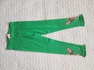 C&A legginsy zielone i dziewczynka z balonami nowe roz 128