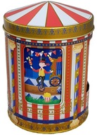 Pozytywka 16x12cm Cyrk Szapito Szkatułka Metalowa