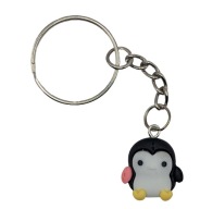 Brelok mini pingwinek ozdoba do kluczy plecaka piórnika torebki i walizki