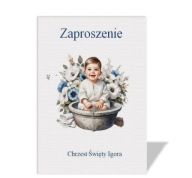 ZAPROSZENIA NA CHRZEST ŚWIĘTY B5