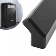 IKEA BRIMNES UCHWYT MEBLOWY DREWNIANY CZARNY 200MM ENERYDA HEMNES PAX