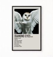Plakat A4 z ramką DEFTONES "DIAMOND EYES" 21x29,7cm