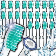 20X KOŃCÓWKI PHILIPS SONICARE 20 SZT DO SZCZOTECZKI SZCZOTECZEK BIAŁE SZT.