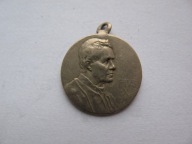 OJCIEC ŚWIĘTY PAPIEŻ PIUS X MATKA BOŻA przedwojenny MEDALIK