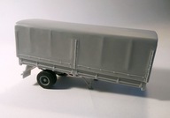Naczepa AUTOSAN D-11 (PRL) zestaw do sam. montażu, 1/43
