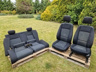 BMW E92 SERII 3 FOTELE KANAPA SIEDZENIA WELUR KOMPLET 2007 r Po Demontażu