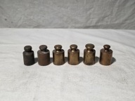 Odważniki mosiężne 250g - dostępne 10szt