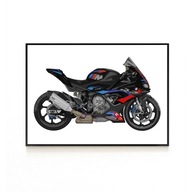 Plakat motor motocykl bmw m1000rr plakaty na ścianę, 50x40cm