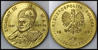 MNP - POLSKA RP 2 Złote 1998 # ZYGMUNT III WAZA # P761 # st 2+