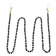 83498 Łańcuszek do okularów złota stal chirurgiczna koraliki 75 CM 3,5 MM