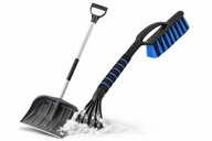 Zestaw zimowy: Łopata śniegowa Edger 45x135cm + Skrobaczka 2w1