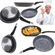 PATELNIA KLASYCZNA YERMOS 28 CM GRANITOWA ,INDUKCJA GAZ PREZENT WALENTYNKI