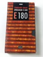 HEMA E-180 KASETA VIDEO VHS MAGNETOWID