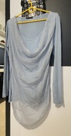 1 Maria Sbotique niebieska mgiełka nowoczesna zwiewna L jedwabna silk