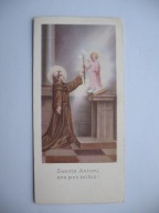 ŚW. ANTONI PADEWSKI przedwojenny ŚW. OBRAZEK