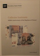 FOLDER ROCZNICA CHRZTU CHRZEST POLSKI 20 zł - JĘZYK ANGIELSKI