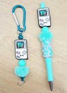 Komplet Gamer: długopis + zawieszka 6423 Oliwia Kurowska, Kuba Kurowski