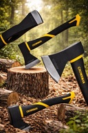 NARZĘDZIA OGRODNICZE SIEKIERA DO DREWNA 38 cm 0,8 kg CROWNMAN