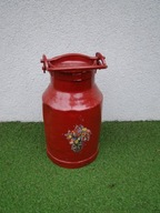 Bańka kana na mleko stara 20l dekoracyjna