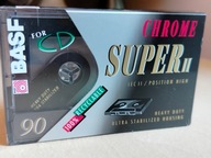 KASETA MAGNETOFONOWA BASF CHROME SUPER II 90 Nowa opis?