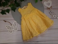 F&F śliczna sukienka okazjonalna 62cm 3mies