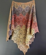 Chusta hand made wełna wool