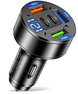Ładowarka samochodowa Koanni 4x USB-A + USB-C 3100 mA Quick Charge 3.0