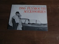 Plymouth 1960 USA Accessories akcesoria prospekt folder katalog broszura.