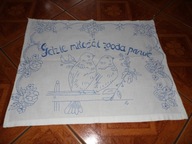 MAKATKA Z HAFTEM + NAPIS