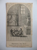 BŁOGOSŁAWIENI DWAJ BRACIA przedwojenny ŚW. OBRAZEK