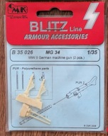 MG34 German Machine gun WWII (2 pcs) - CMK B35026 - 1/35